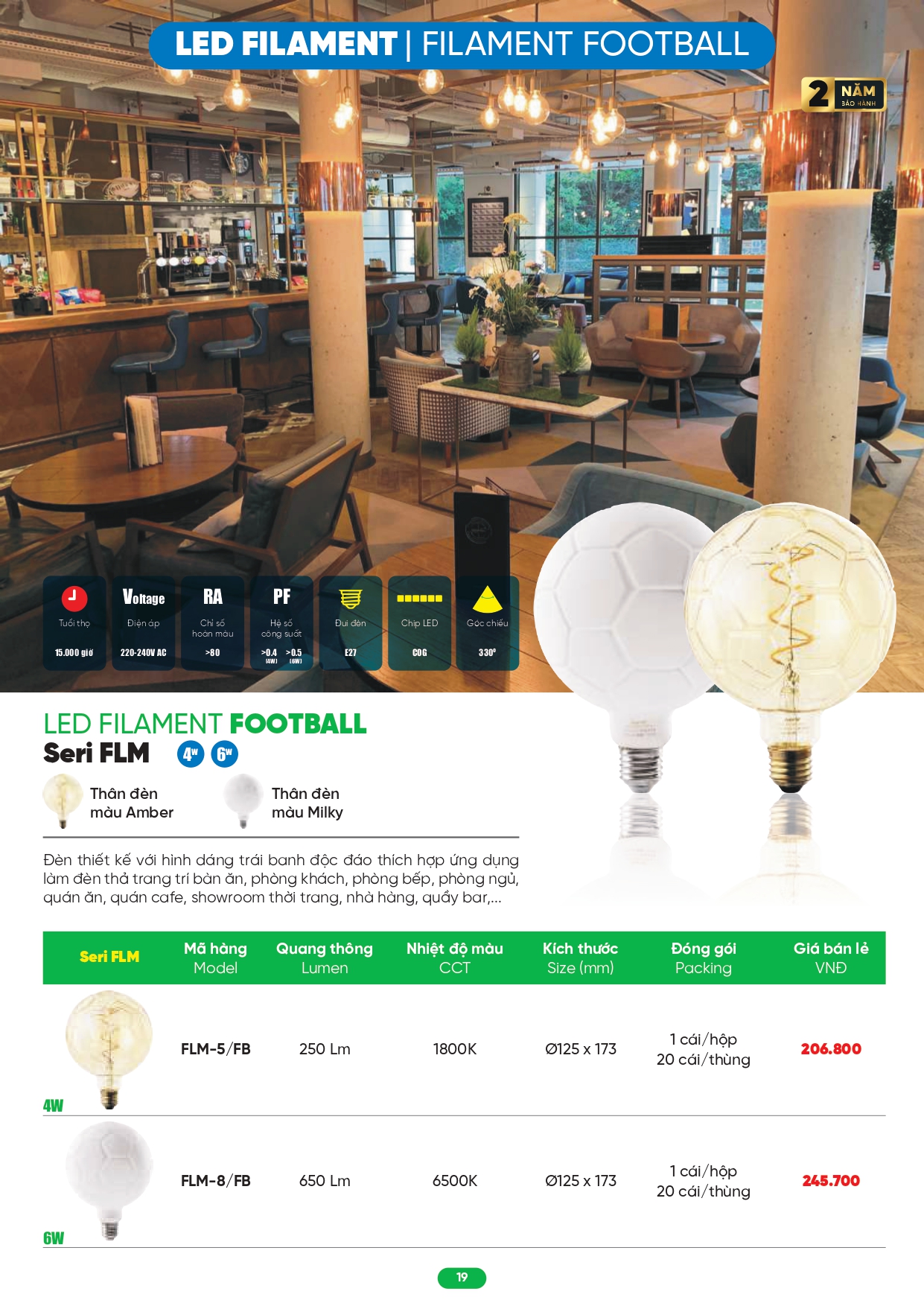 Bảng giá đèn LED MPE 2026